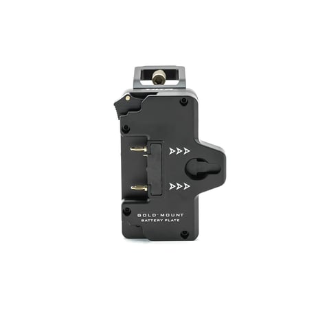 Blackmagic PYXIS 6K/12K用ゴールドマウントバッテリープレート (ES-T21-BP-AB) Battery Plate Gold Mount