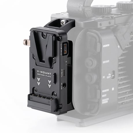 ソニー FX6用バッテリープレート ( Vマウント/ゴールドマウント)  (ES-T20-BTP)Battery Plate (D-Tap/2-pin Lemo/USB-C/DC IN)