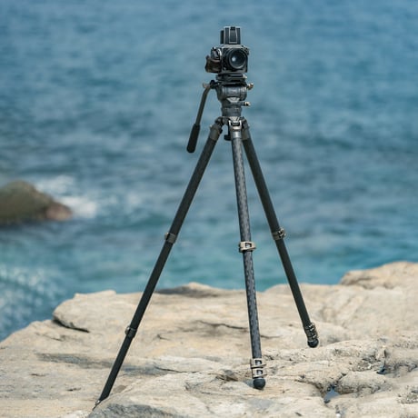 カーボン三脚[CT08] 75mm Cine Fluid Head with 3-Stage Carbon Fiber Tripod Legs (TT-CT08-75)