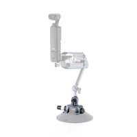 Rosette Mounting Bracket for Suction Cup (6") - Titanium Gray (HDA-RMB-60-TG)