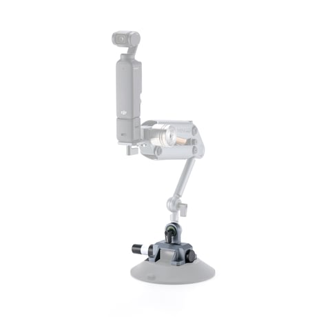 Rosette Mounting Bracket for Suction Cup (6") - Titanium Gray (HDA-RMB-60-TG)