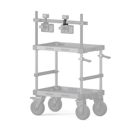 デュアルアクセサリー マウンティングブラケット Dual Accessory Mounting Bracket for Boulder Camera Cart - Black (TC-DMB-B)