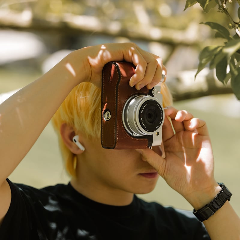 富士フイルム GFX100RF用レザーケース Leather Camera Case (TA-