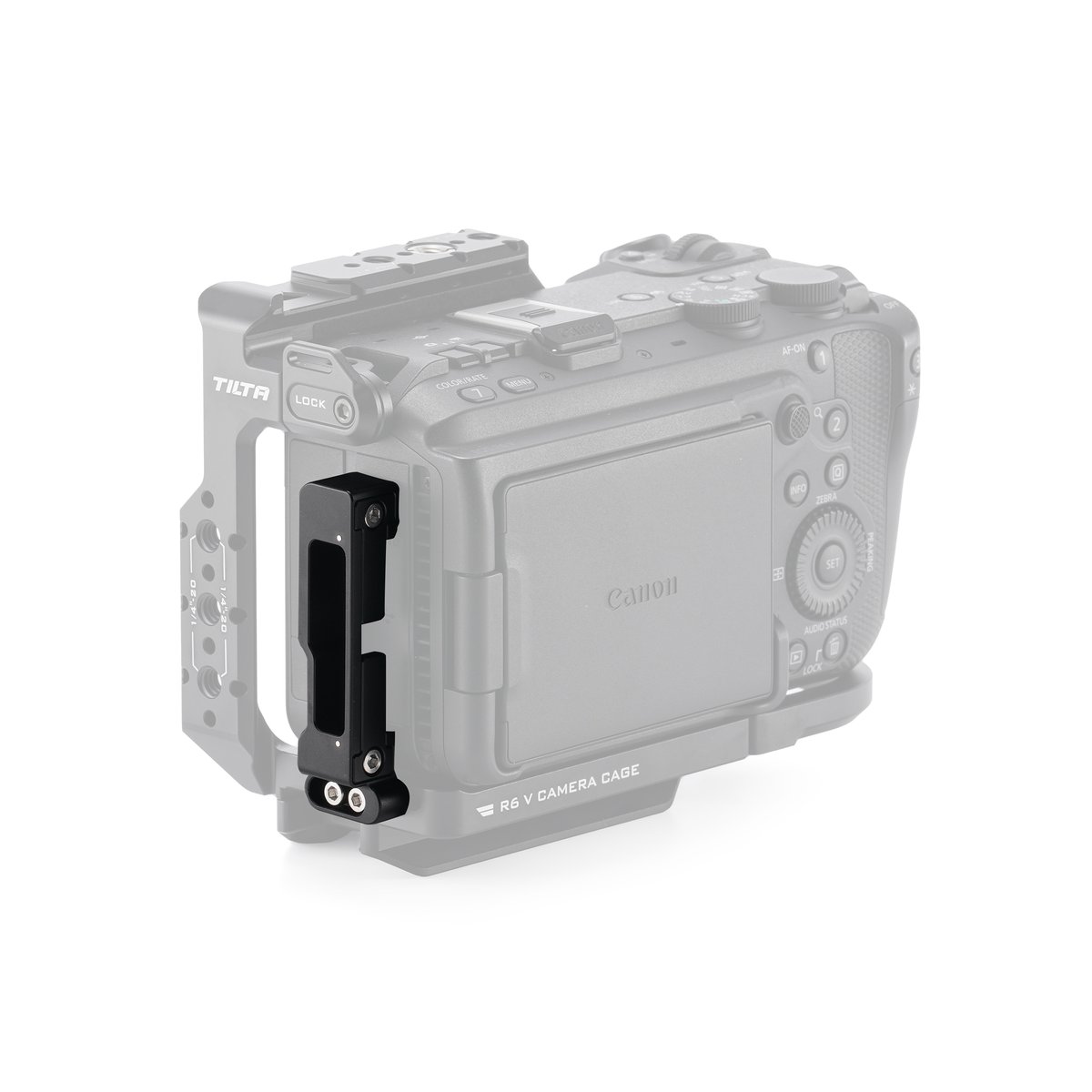 キヤノン EOS R6 Vカメラケージ用HDMIケーブルクランプ (TA-T102-CC-B)