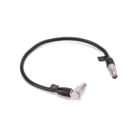 4-Pin Right Angle Male to 4- Pin Female Power Cable (30cm) (TCB-R4LEM-4LEF-30) 24V電源分配モジュール用ケーブル