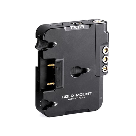 ソニー BURANO用Goldマウントバッテリープレート  Battery Plate for Sony BURANO - Gold (ESR-T18-BTP-AB)