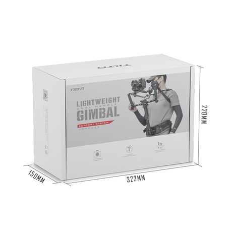 Lightweight Dual Handle Gimbal Support System (GSS-T04-DHB2)