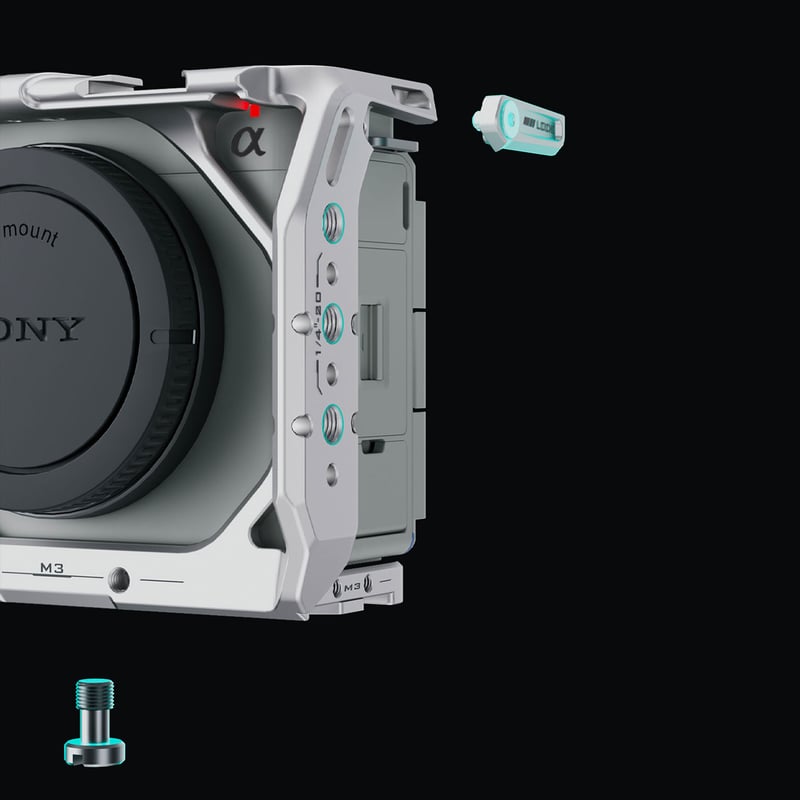 SONY ZV-E1 ミラーレスカメラ 本体 Tilta ケージ付き Sony ZV-E1用プロキット Camera Cage for Sony ZV-E1 Pro