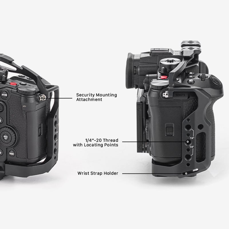 Camera Cage for Panasonic GH7/GH6 Pro Kit – Bla Camera Cage for Panasonic GH7/GH6 Pro Kit – Bla