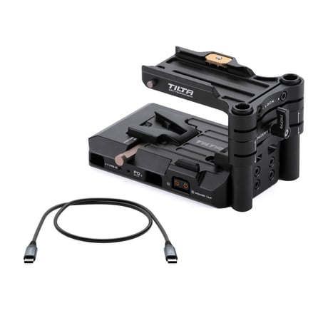Tiltaing Smart V Mount Battery Baseplate (ARCA) – Black (TA-BSP3-V-B)