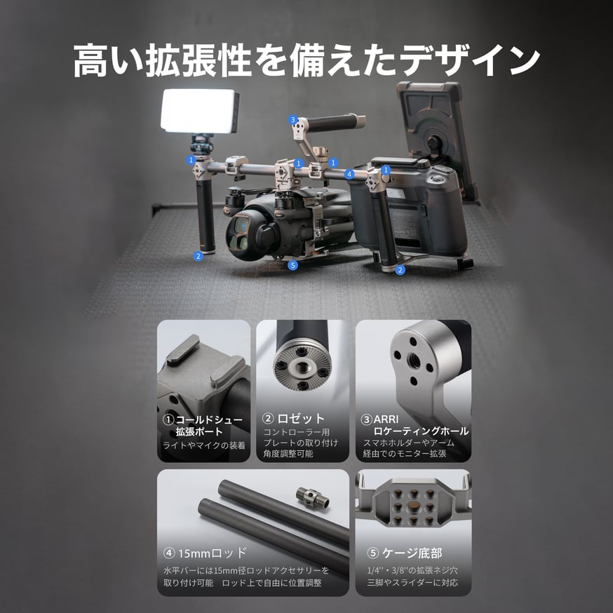 TILTA DJI Mavic 4 Pro用ハンドヘルド サポートシステムを発表 | TILT