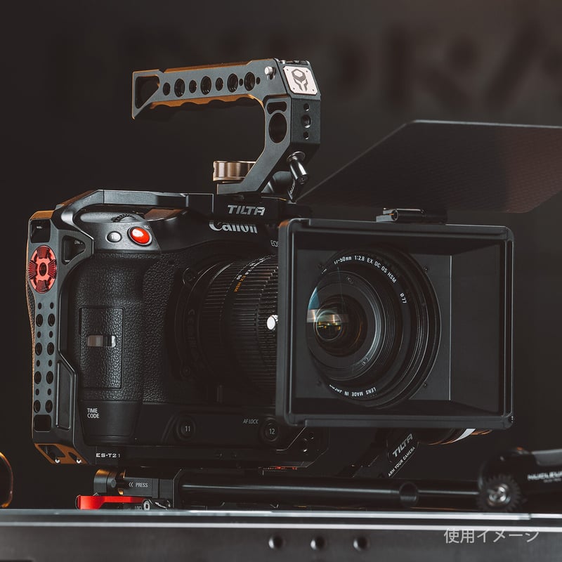 EOS C70 ボディー、バッテリー2つ、TILTAケージ付き Tilta Canon C70 Advanced Kit - Black | Tilta