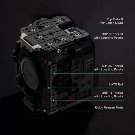 Camera Cage for Canon C400 Advanced Kit (ES-T22-B) キヤノン  EOS C400用カメラケージ アドバンスキット