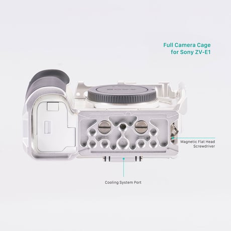 Sony ZV-E1用ライトウェイトキット(フルケージ) Camera Cage for Sony ZV-E1 Lightweight Kit (TA-T35-B)