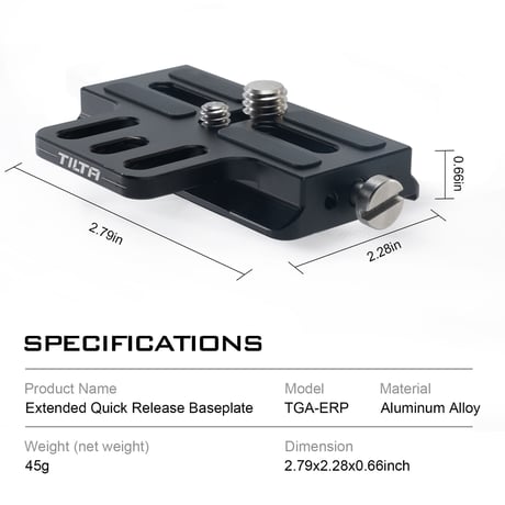 Extended Quick Release Baseplate (TGA-ERP)