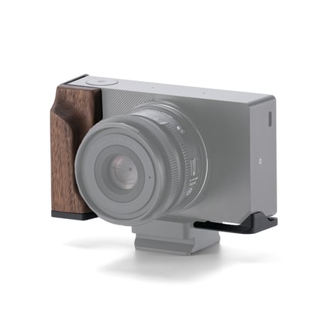[生産終了]Sigma BF用木製グリップ付き取付ベースプレート Mounting Baseplate with Wooden Grip (TA-T85-WG)