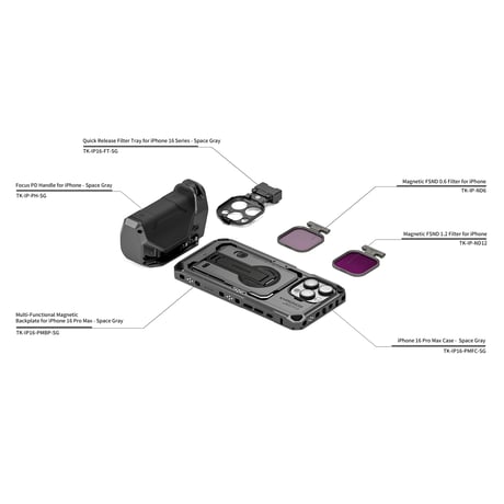 [在庫限り] Khronos iPhone 16 Pro / Pro Max Handheld Kit (TK-IP16-PA / TK-IP16-PMA)