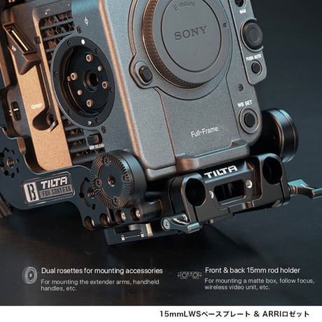 Camera Cage for Sony FX6 Basic Kit (Without Battery Plate) (ES-T20-A) FX6用カメラケージ ベーシックキット
