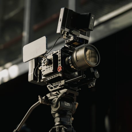Blackmagic PYXIS 6K/12K用カメラケージ プロキット Vマウント (ES-T21-B-V) Camera Cage for Blackmagic PYXIS 6K Pro Kit