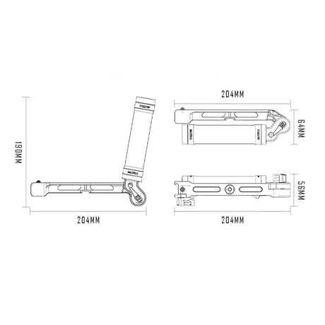 Dual Handle Bracket for DJI Ronin (TGA-DHB2)