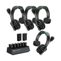 Hollyland Solidcom SE Pro-4S  (4人用/ワイヤレスインカム/1.9GHz/In-Ear機能付/IPX4防水/ノイズキャンセリング搭載)