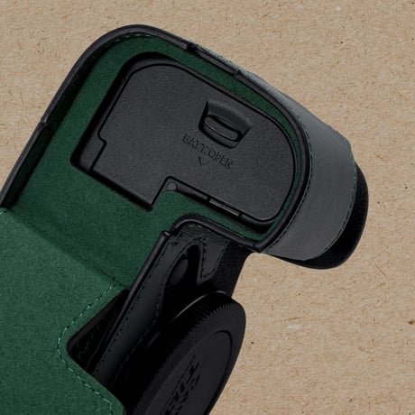 [在庫限り] キヤノン R5 Mark II用レザーケース (TA-T68-LCC-B/-GN) Leather Camera Case for Canon R5 Mark II