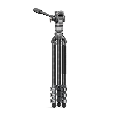 [生産終了] カーボン三脚[VT05] Tilta Travel Video Fluid Head with 3-Stage Carbon Fiber Tripod  Legs (5KG)