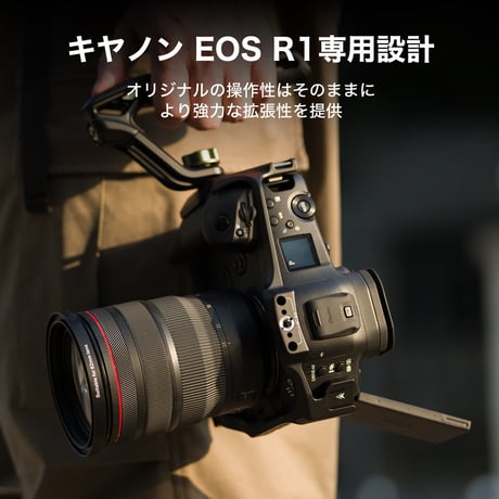 [在庫限り]キヤノン EOS R1用フルカメラケージ ベーシックキット　Camera Cage for Canon R1 Base Kit - Black (TA-T78-A-B)