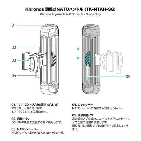 Khronos ユニバーサルスマートフォンケース アルティメットキット (TK-US-C-SG)