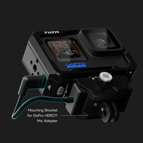 Mounting Bracket for GoPro HERO11 Mic Adapter (TA-T42-MA) マイクアダプター取付けブラケット