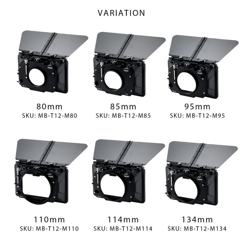 4×5.65 Carbon Fiber Matte Box (Clamp-on) with S 4×5.65 Carbon Fiber Matte Box (Clamp-on) with S