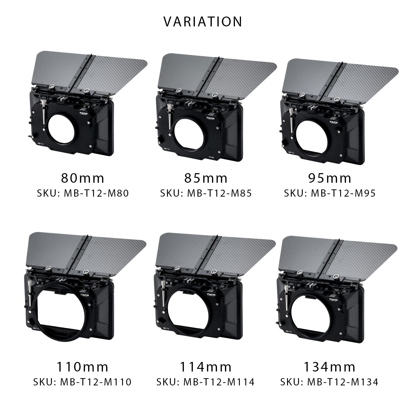 4×5.65 Carbon Fiber Matte Box (Clamp-on) with S