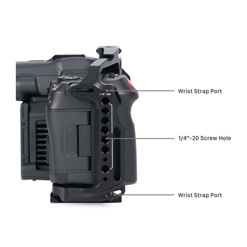 CanonEOSR5CボディTILTAケージ純正バッテリーRF→EFアダプター付 在庫限り] キヤノン EOS R5 Mark II用フルカメラケージ軽量キット (TA