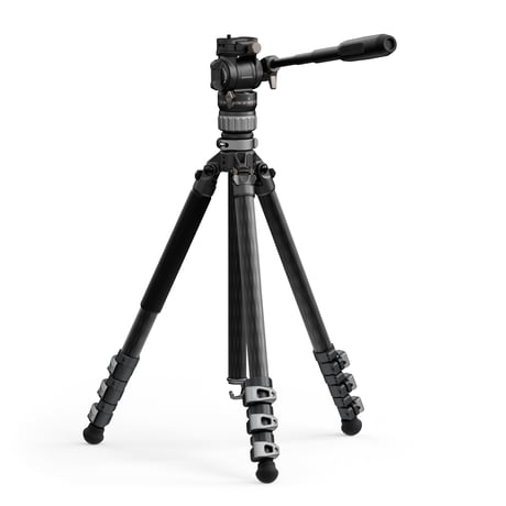 [生産終了] カーボン三脚[VT05] Tilta Travel Video Fluid Head with 3-Stage Carbon Fiber Tripod  Legs (5KG)