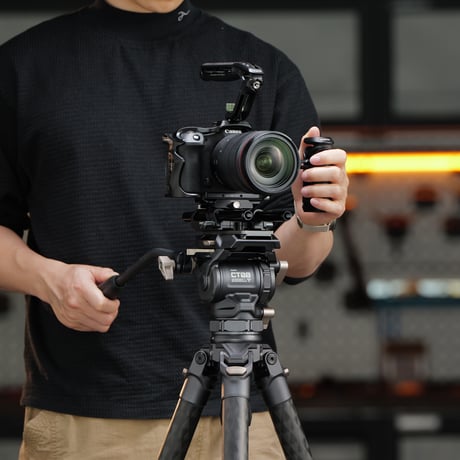 キヤノン EOS R6 Mark III /R5 Mark II用カメラケージ 軽量キット - ブラック (TA-T99-A-B)