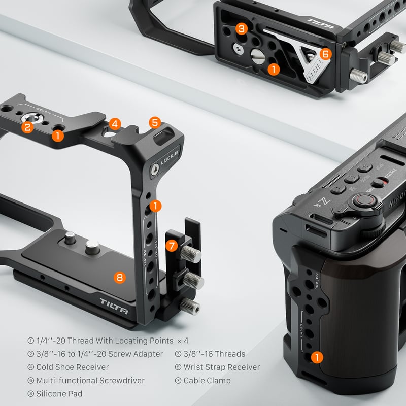 Nikon ZR用 カメラケージ ベースキット Camera Cage for Nikon Z