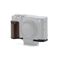 富士フイルム X-E5用 木製グリップ付き取付ベースプレート (TA-T91-WG)