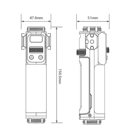 Dual Channel Wireless Lens Control Handle for Advanced Ring Grip (TGA-ARG-WCH)