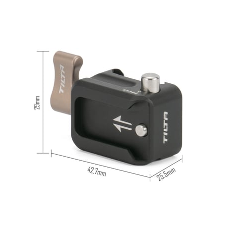 Tilta NATO Clamp to Cold Shoe Adapter - Black (TA-NTC-CSA-B)