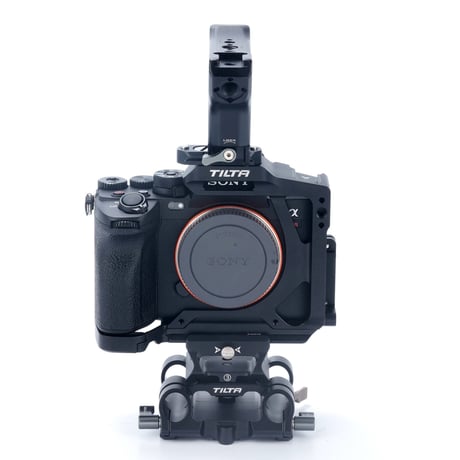 [在庫限り]Camera Cage for Sony a7R V Half Cage Pro Kit (TA-T46-B) ハーフケージ、ベースプレート、トップハンドル、NATOレールアタッチメント