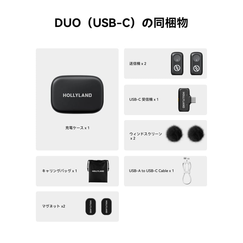 Holyland Lark M12 USB Type-C ワイヤレスイヤホン Holyland Lark M12 USB Type-C ワイヤレスイヤホン Hollyland