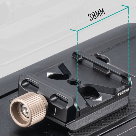 Tilta Universal ARCA Quick Release Baseplate - Black (TA-UABP-B) アルカクイックリリースベースプレート