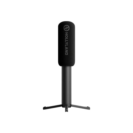 Hollyland ワイヤレスマイク用インタビューアダプター(手持ち/卓上両対応)　Interview Adapter for Wireless Microphones