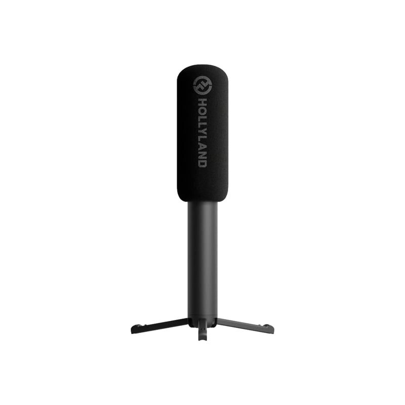 Hollyland ワイヤレスマイク用インタビューアダプター(手持ち/卓上両