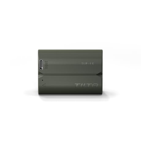 LP-E6P互換USB-C充電式カメラバッテリー Tilta  LP-E6P Battery with USB-C Input (2400mAh) - Green (TLP-E6P-GN)