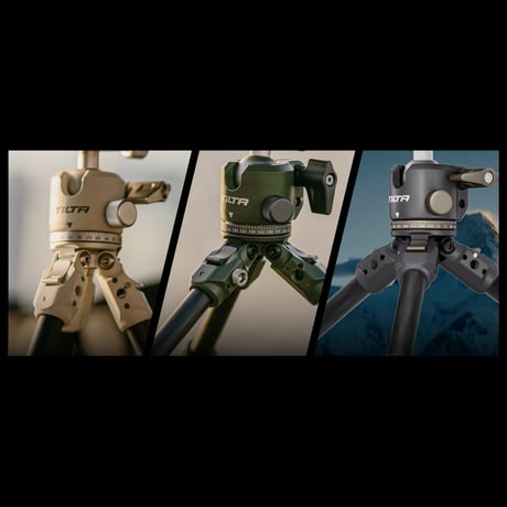 テーブルトップ三脚キット Tabletop Ball Head with 1-Stage Carbon Fiber Tripod Legs (3KG)  (TT-BT03-FB)