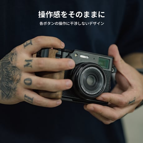富士フイルム X100VI用カメラケージ ベースキット Vintage Camera Cage for Fujifilm X100VI Base Kit (TA-T70-A)