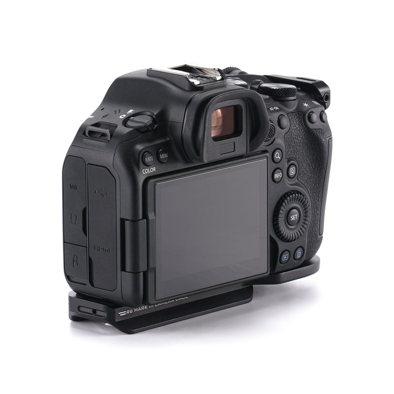 キヤノン EOS R6 Mark III /R5 Mark II用ハーフカメラケージ - ブラ