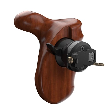 Tiltaing Advanced Side Wooden Handle Type IX – Black (One Pair) (TA-AWH9-P-B)