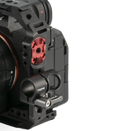 15mm Rod Holder to Dual 1/4"-20 Adapter - Black (TA-15RH-D1420-B) 位置決めピン付き1/4"-20ネジ